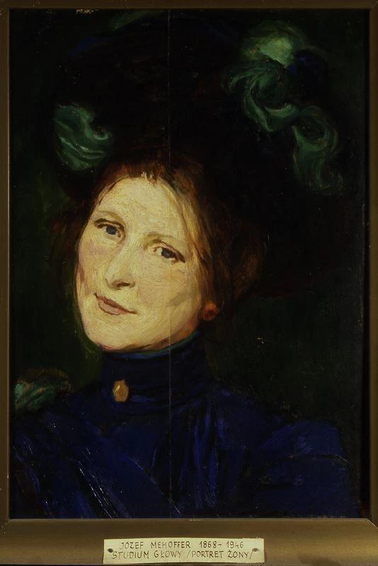 Studio del ritratto della moglie, schizzo di Strange Garden - National Museum in Warsaw